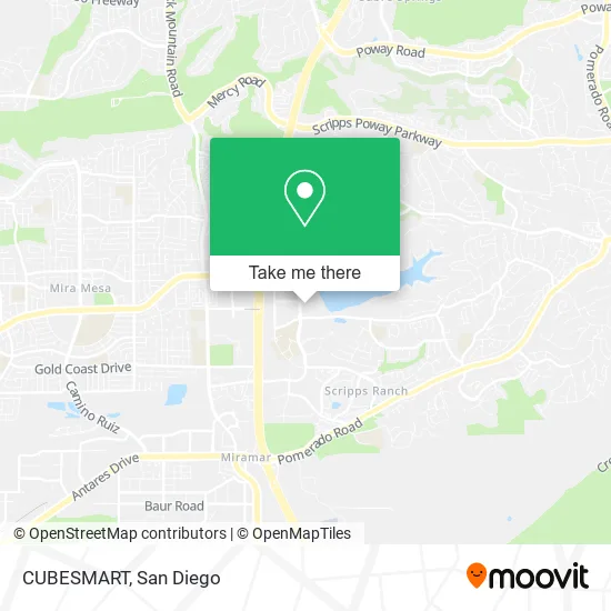 Mapa de CUBESMART