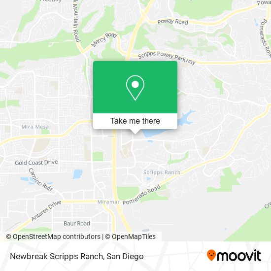 Newbreak Scripps Ranch map