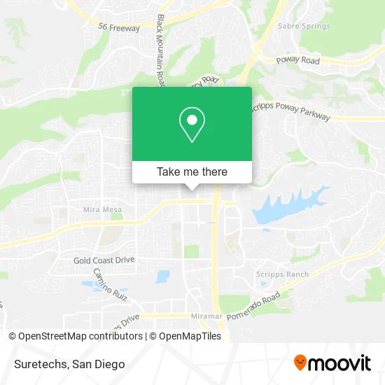 Suretechs map
