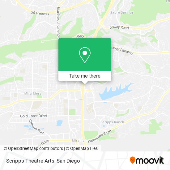 Scripps Theatre Arts map