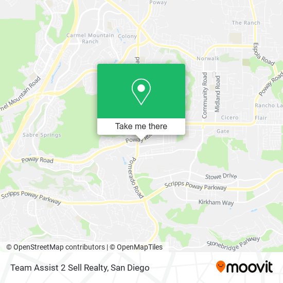 Mapa de Team Assist 2 Sell Realty