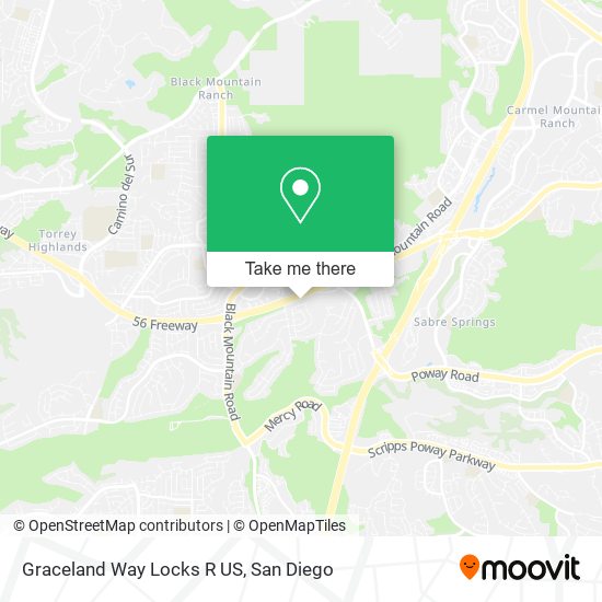 Mapa de Graceland Way Locks R US