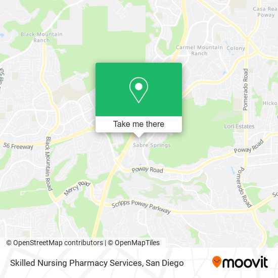 Skilled Nursing Pharmacy Services map