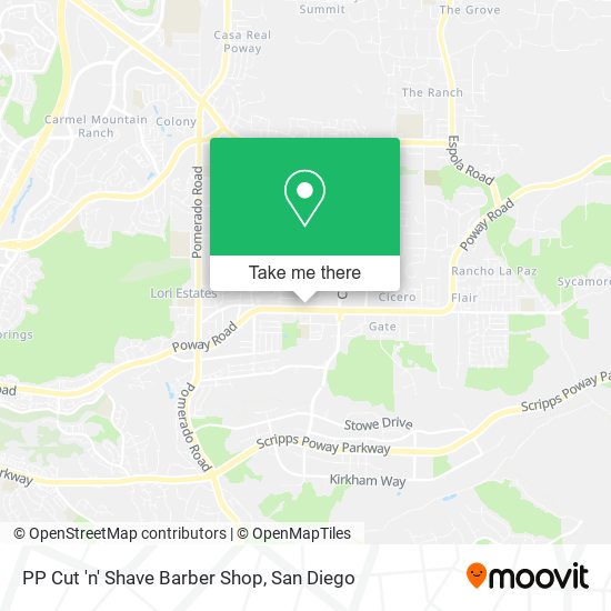 PP Cut 'n' Shave Barber Shop map