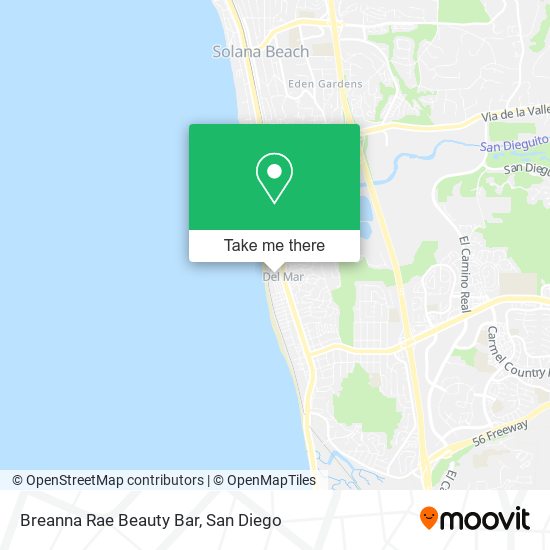 Breanna Rae Beauty Bar map