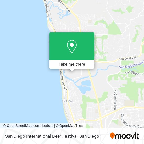 Mapa de San Diego International Beer Festival