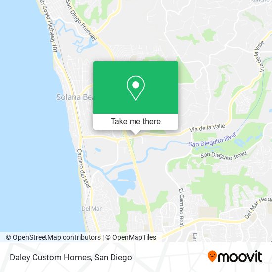 Daley Custom Homes map