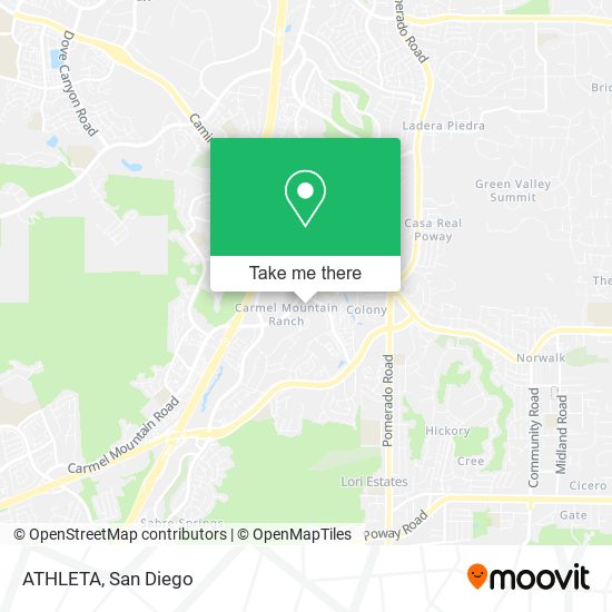 ATHLETA map