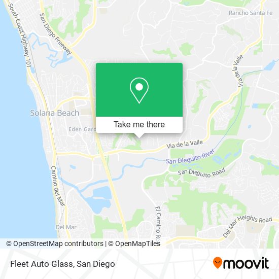 Fleet Auto Glass map