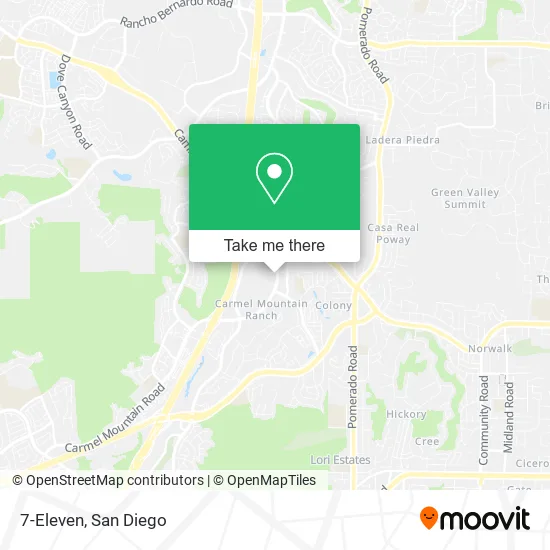 Mapa de 7-Eleven