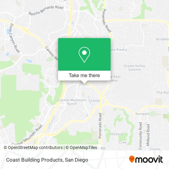 Coast Building Products map