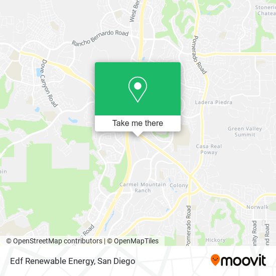 Mapa de Edf Renewable Energy