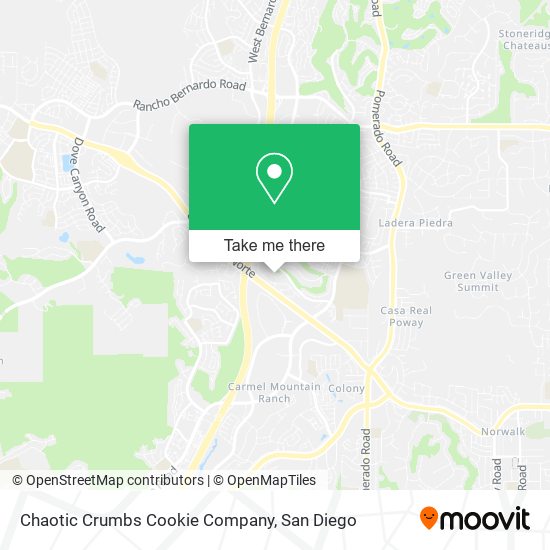 Mapa de Chaotic Crumbs Cookie Company