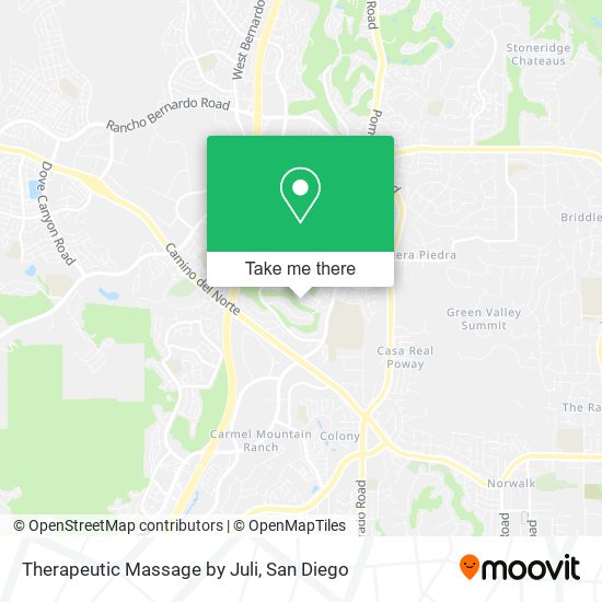 Therapeutic Massage by Juli map