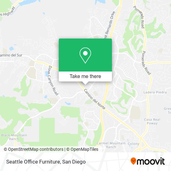 Seattle Office Furniture map