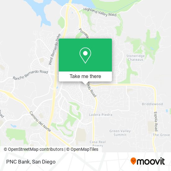 PNC Bank map