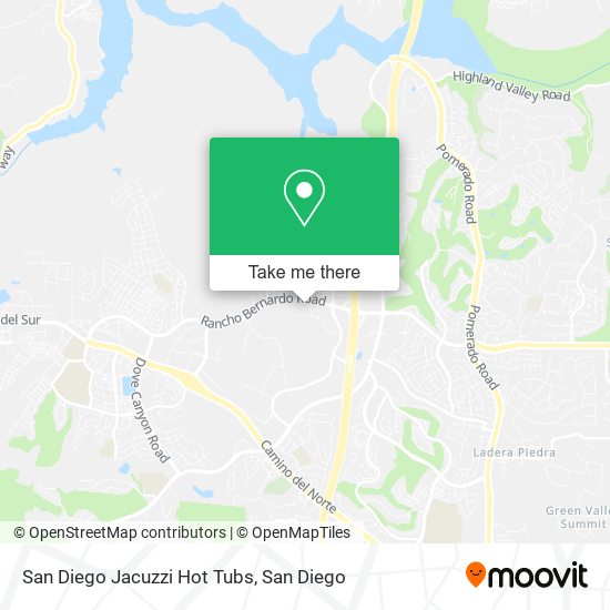 San Diego Jacuzzi Hot Tubs map