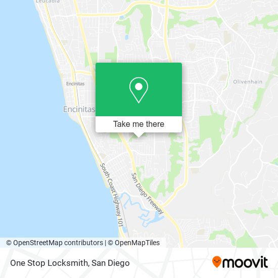 One Stop Locksmith map