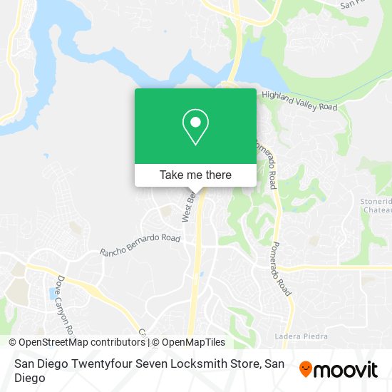 San Diego Twentyfour Seven Locksmith Store map