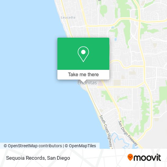 Sequoia Records map