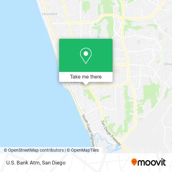 Mapa de U.S. Bank Atm
