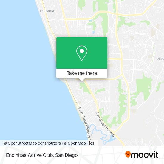 Encinitas Active Club map