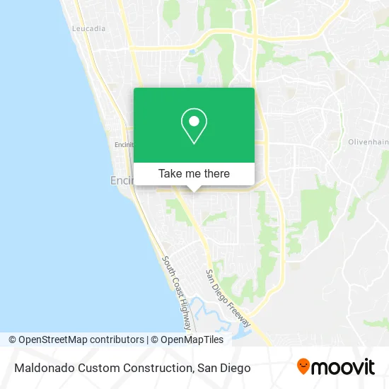 Mapa de Maldonado Custom Construction