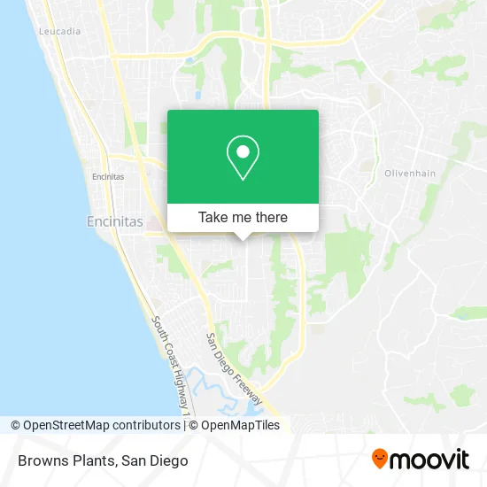 Browns Plants map