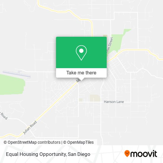 Equal Housing Opportunity map