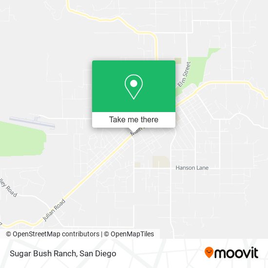 Sugar Bush Ranch map