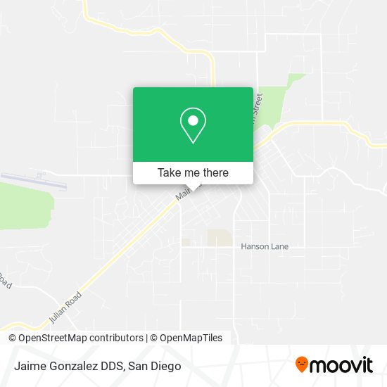 Jaime Gonzalez DDS map