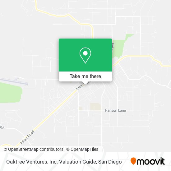 Oaktree Ventures, Inc. Valuation Guide map