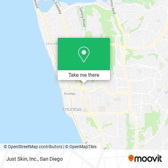 Mapa de Just Skin, Inc.