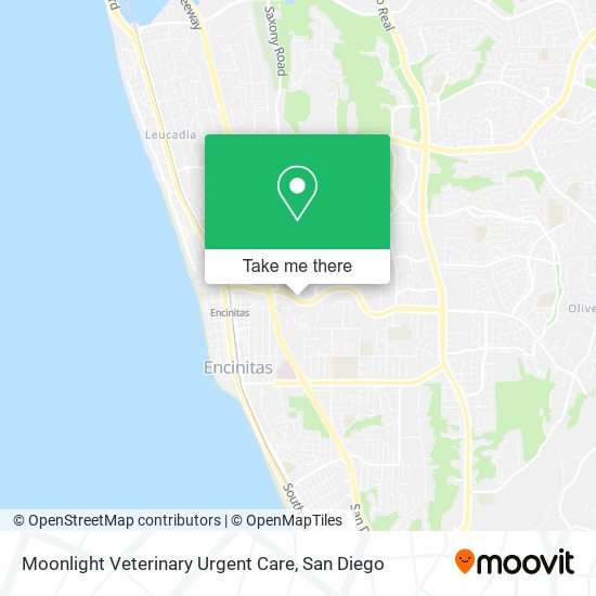 Mapa de Moonlight Veterinary Urgent Care