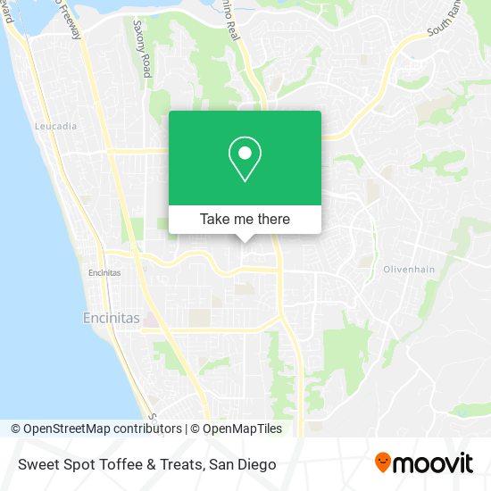 Sweet Spot Toffee & Treats map