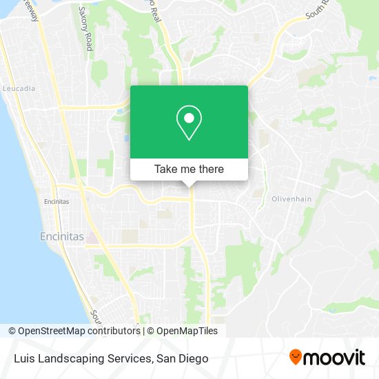 Luis Landscaping Services map