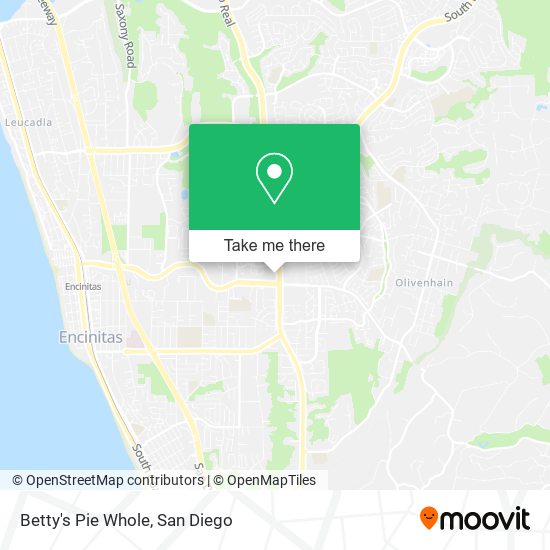 Mapa de Betty's Pie Whole
