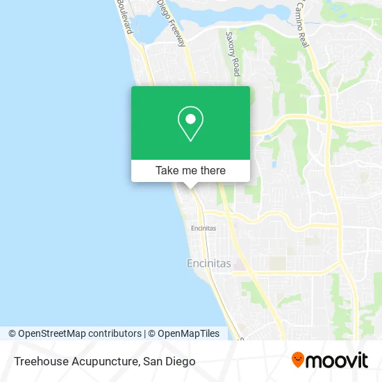 Mapa de Treehouse Acupuncture