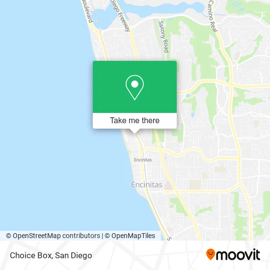 Mapa de Choice Box