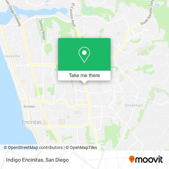 Mapa de Indigo Encinitas