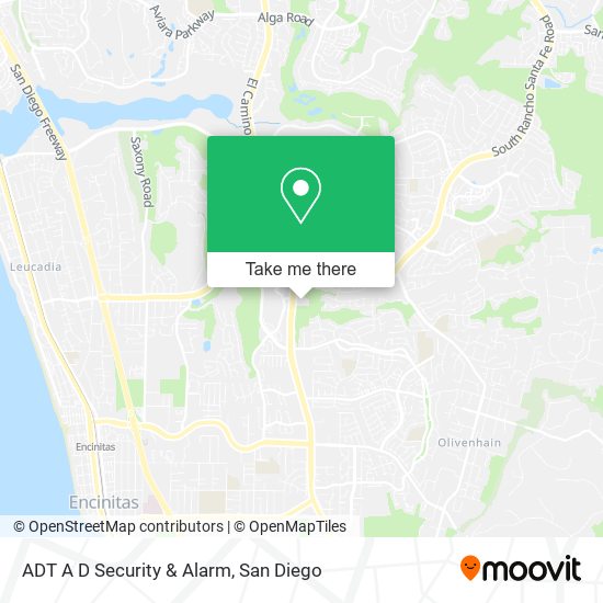 ADT A D Security & Alarm map