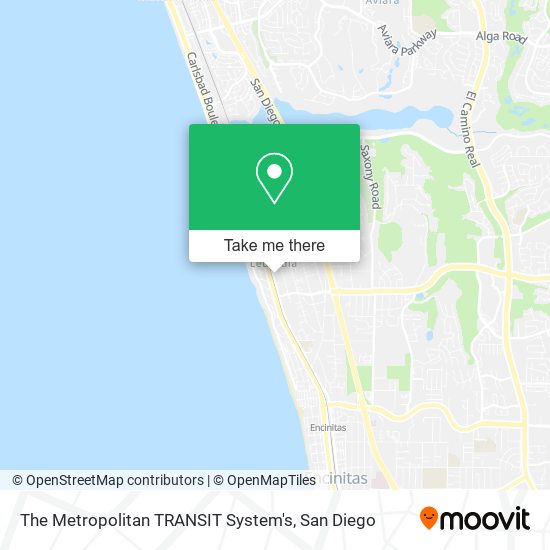 The Metropolitan TRANSIT System's map