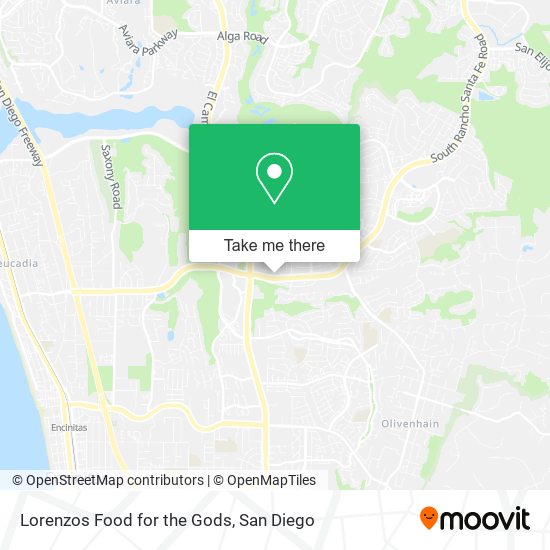 Mapa de Lorenzos Food for the Gods