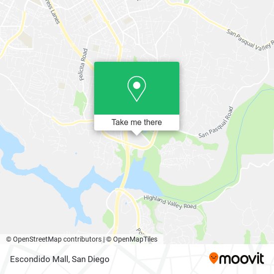 Mapa de Escondido Mall