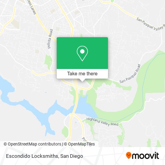 Mapa de Escondido Locksmiths
