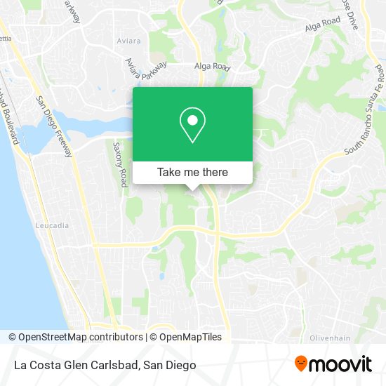 La Costa Glen Carlsbad map