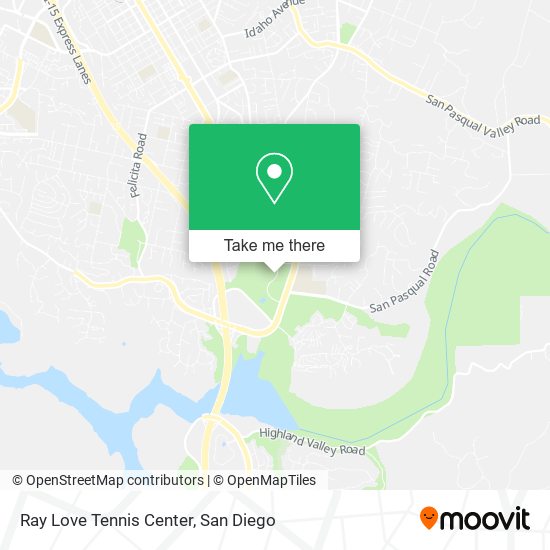 Ray Love Tennis Center map
