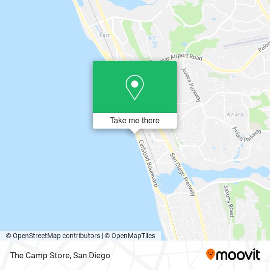 Mapa de The Camp Store