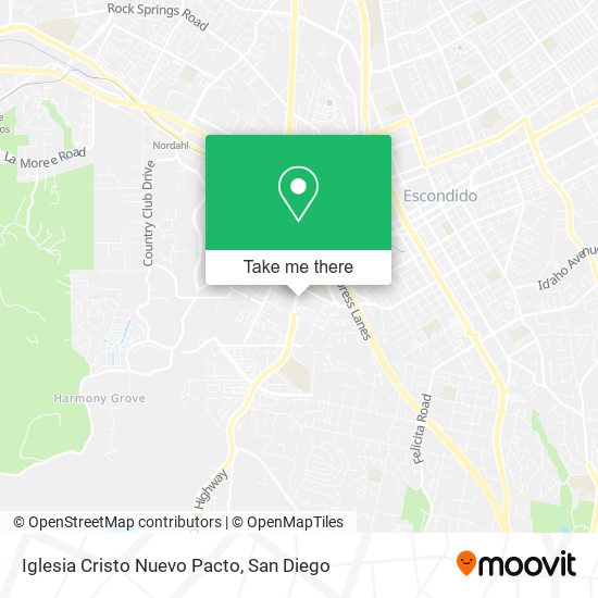 Mapa de Iglesia Cristo Nuevo Pacto