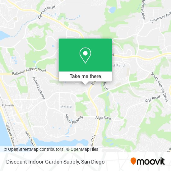 Discount Indoor Garden Supply map